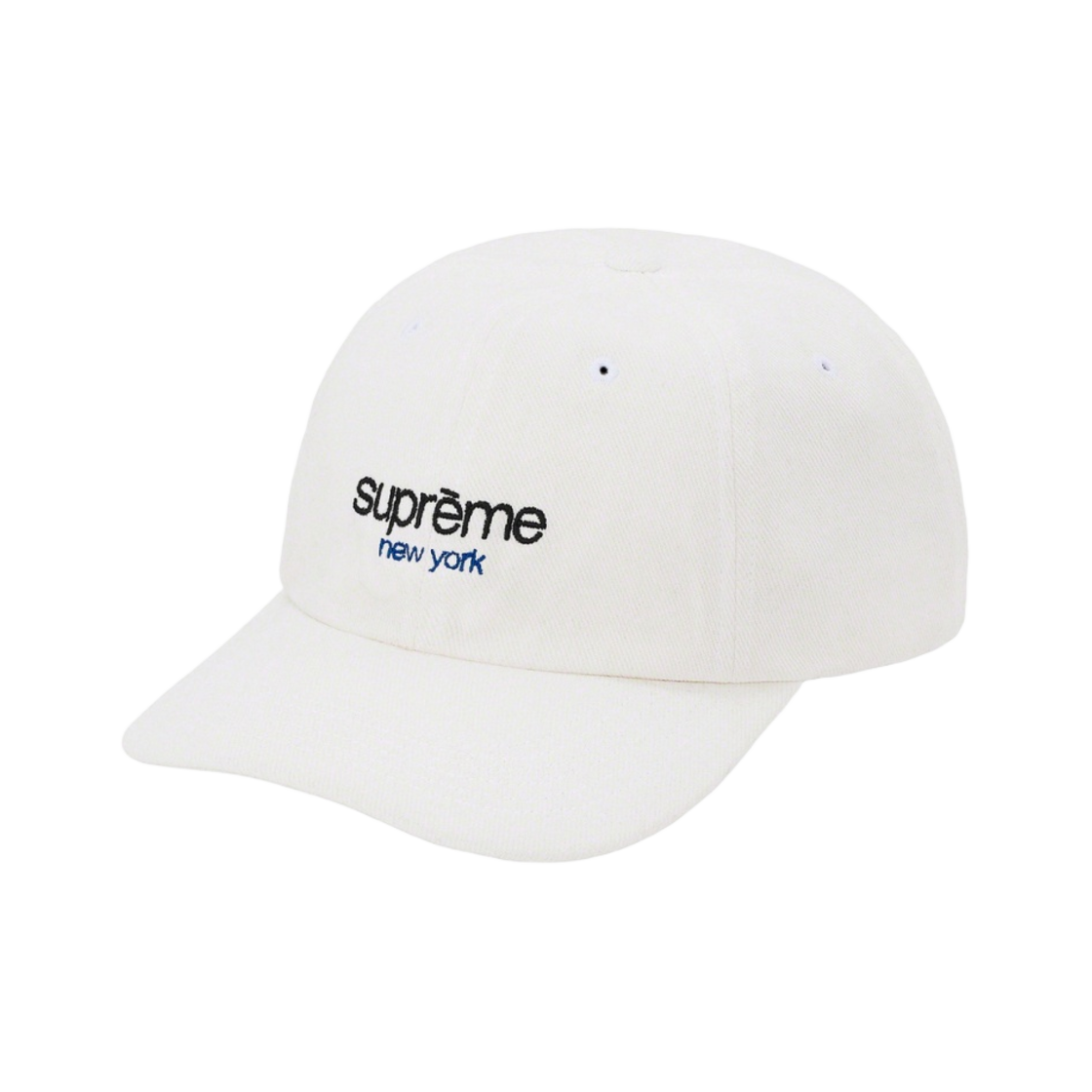 슈프림 클래식 로고 6-패널 캡 화이트 - 21SS(Supreme Classic Logo 6-Panel White - 21SS) - 1