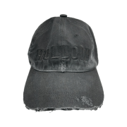 Nonnod Hollow Destroyed Cap Vintage Black