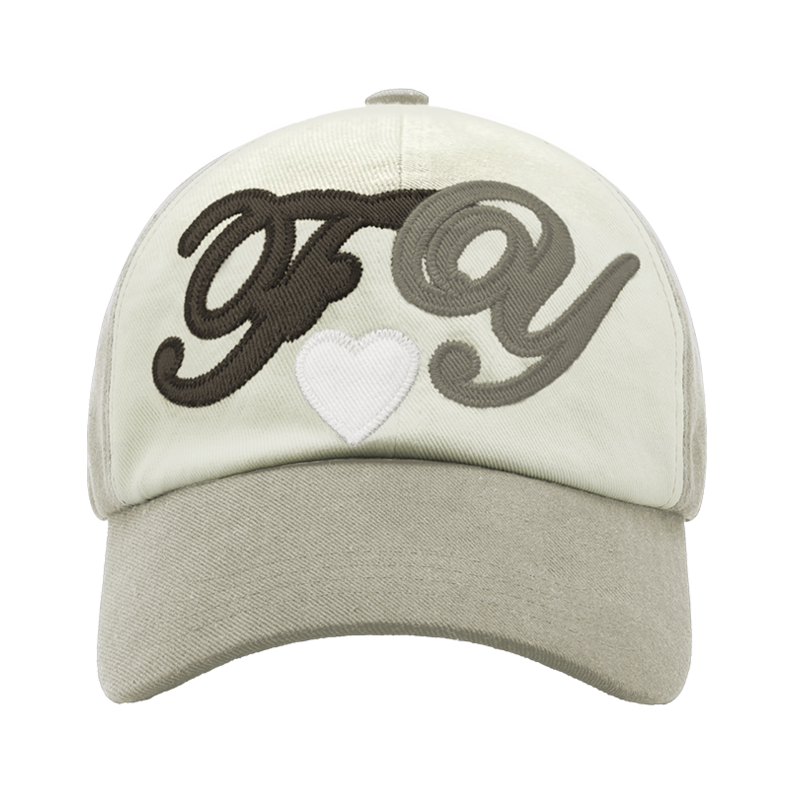 팬시클럽 FY 패치 블록 볼캡 베이지