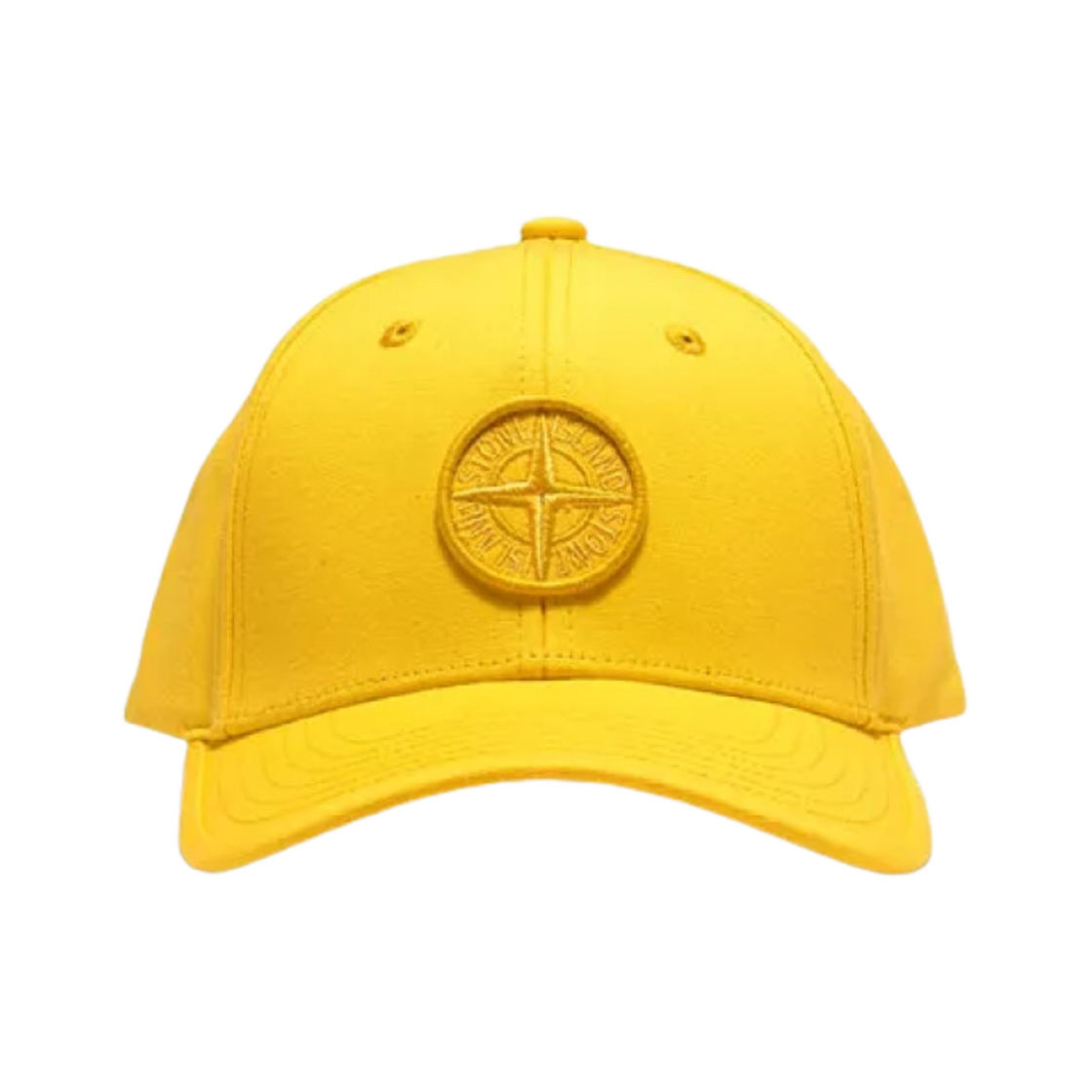 (키즈) 스톤 아일랜드 91265 로고 볼캡 옐로우((Kids) Stone Island 91265 Logo Ball Cap Yellow) - 1
