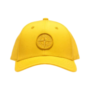 (Kids) Stone Island 91265 Logo Ball Cap Yellow