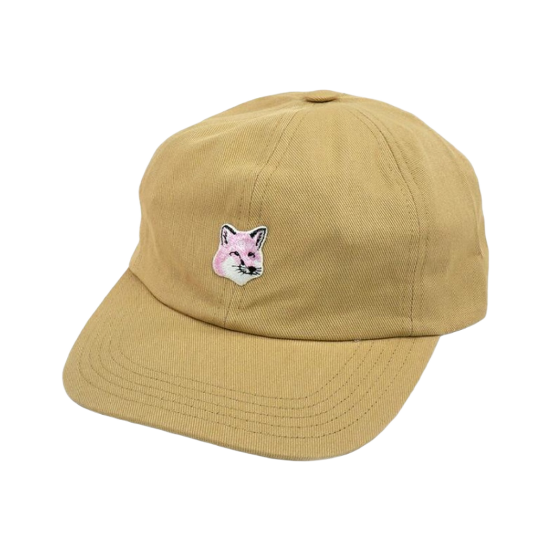 메종 키츠네 폭스 헤드 패치 캡 베이지(Maison Kitsune Fox Head Patch Cap Beige) - 3