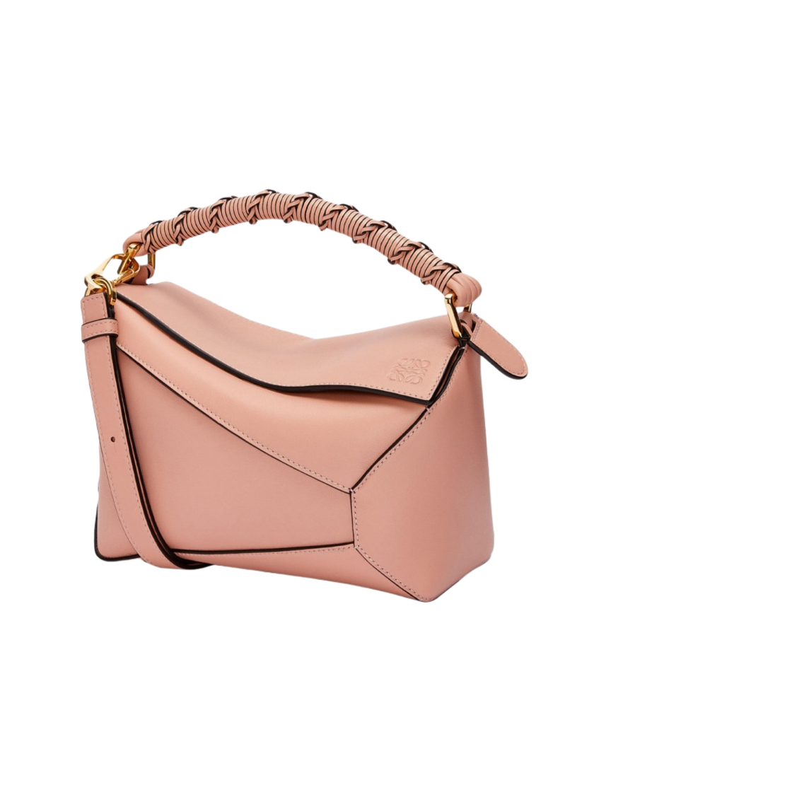 로에베 스몰 퍼즐 엣지백 나파 카프스킨 더스티 핑크(Loewe Small Puzzle Edge Bag in Nappa Calfskin Dusty Pink) - 1