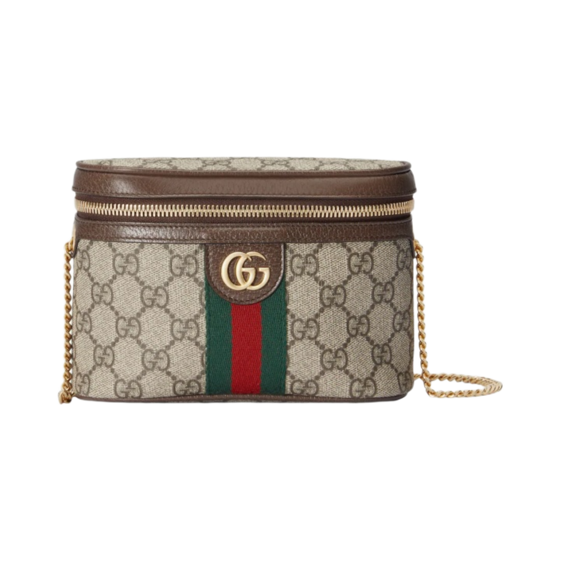 699765-96IWG-8745 Gucci Ophidia Belt Bag with Web Beige Ebony Supreme