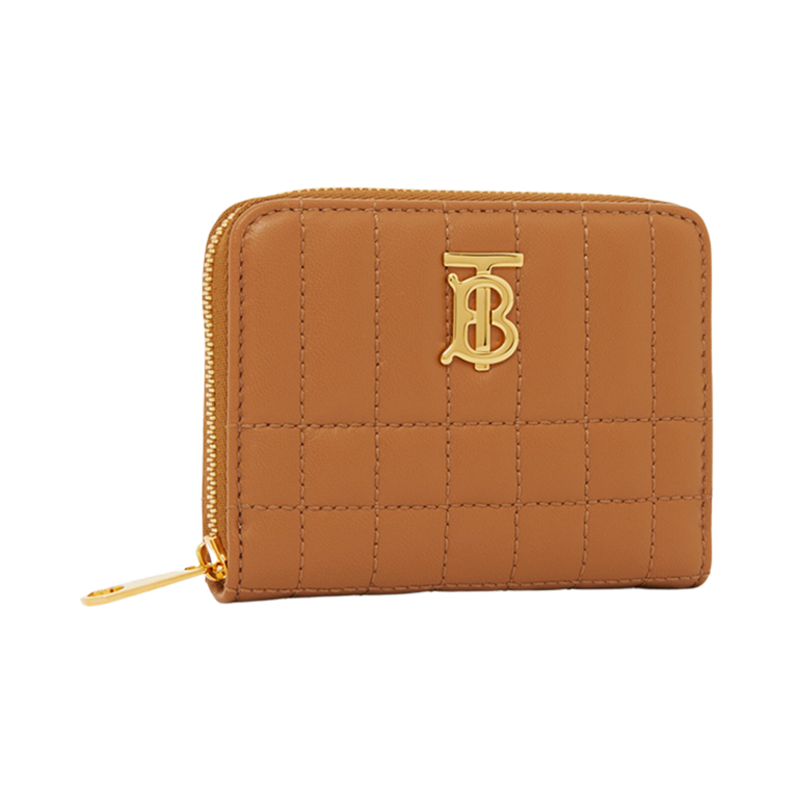 버버리 퀼티드 레더 롤라 지퍼 지갑 메이플 브라운(Burberry Quilted Leather Lola Zip Wallet Maple Brown) - 2