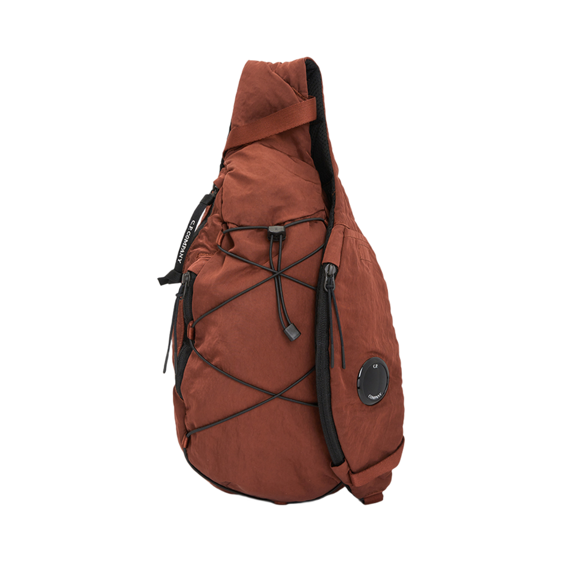 C.P. 컴퍼니 크로스백 레드 브라운 - 25SS(C.P. Company Cross Bag Red Brown - 25SS) - 1