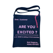 Hono Report Letter Bag Navy
