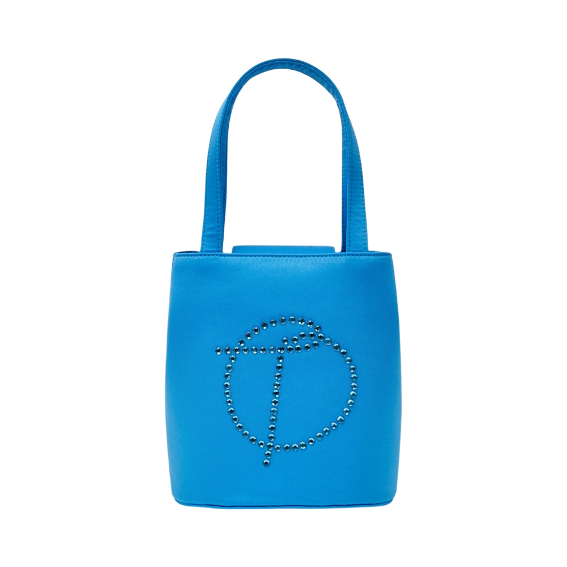 오픈 와이와이 사틴 로고 토트 블루(Open Yy Satin Logo Tote Blue)