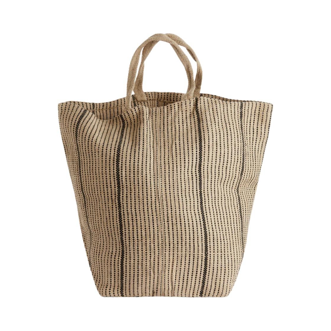 1155850-004 Arket Large Jute Tote Beige Black