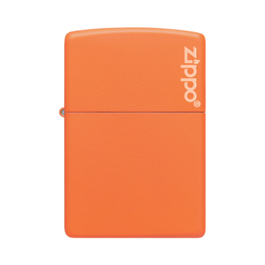 - Zippo Classic Matte Logo Lighter Orange