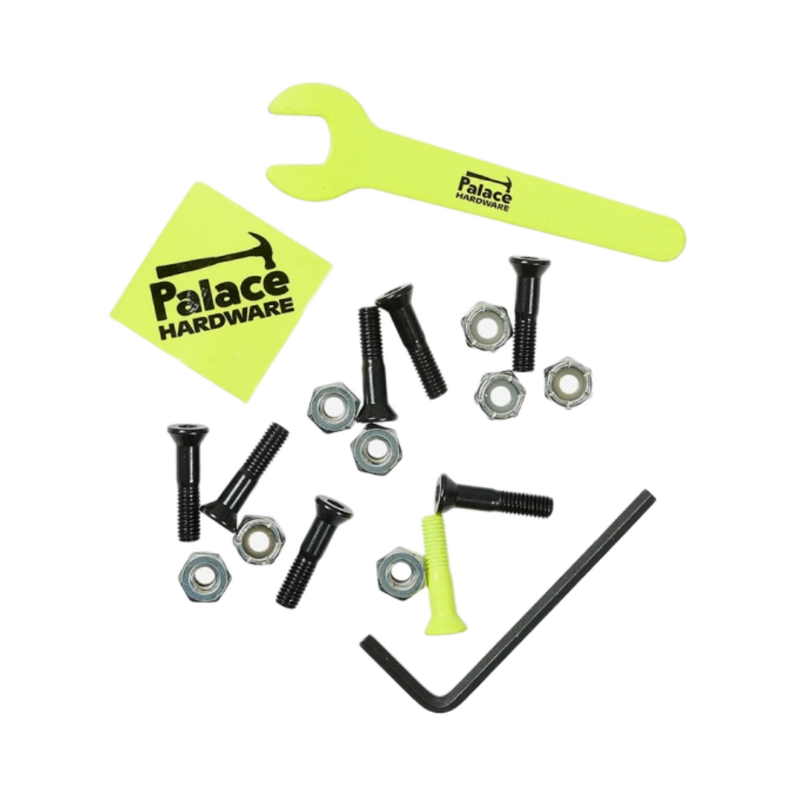 팔라스 하드웨어 앨렌 볼트 세이프티 옐로우 블랙 - 23FW(Palace Hardware Allen Bolts Safety Yellow Black - 23FW) - 1