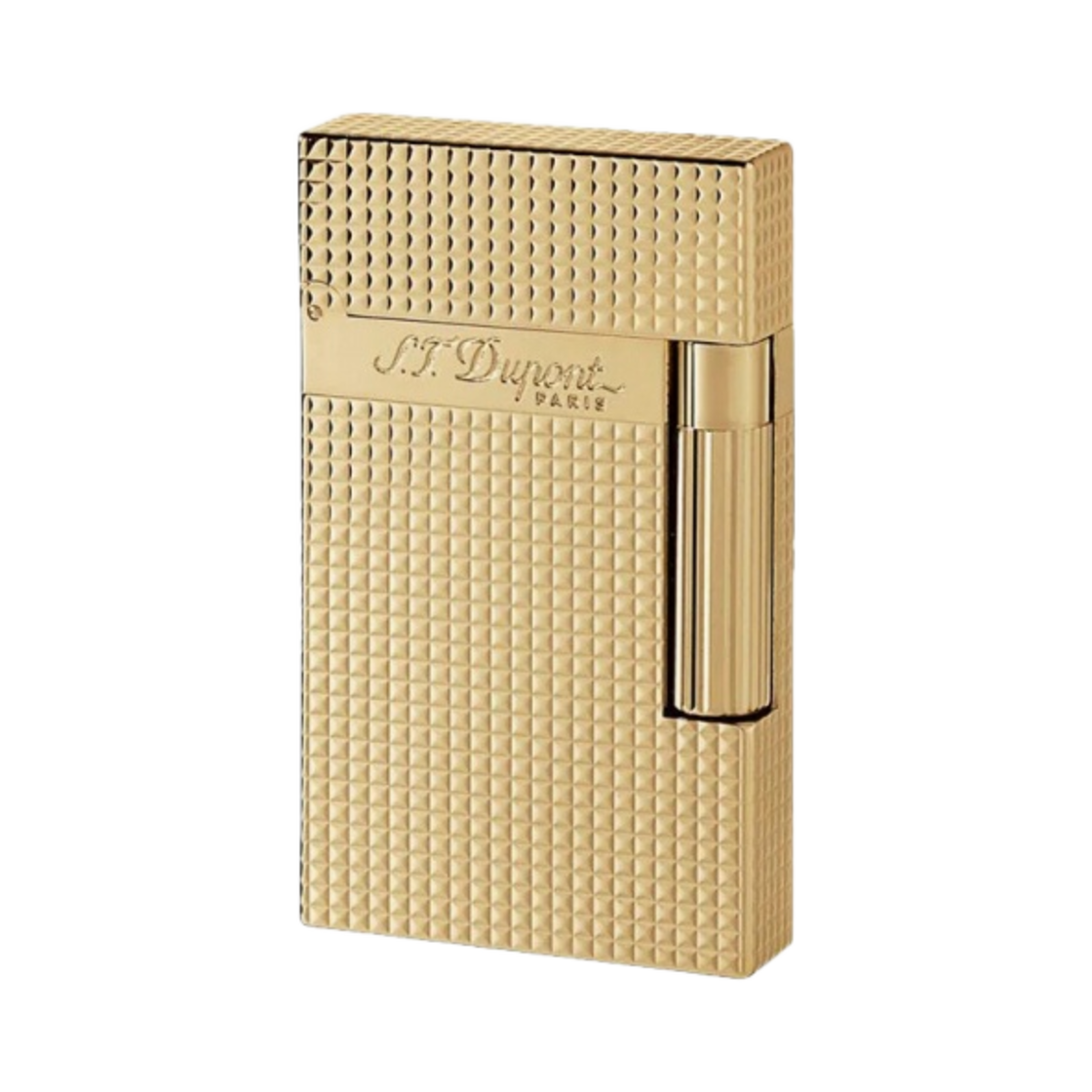 16284 S.T. Dupont Line 2 Diamond Head Lighter Gold