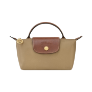 Longchamp Le Pliage Original Handle Pouch Desert