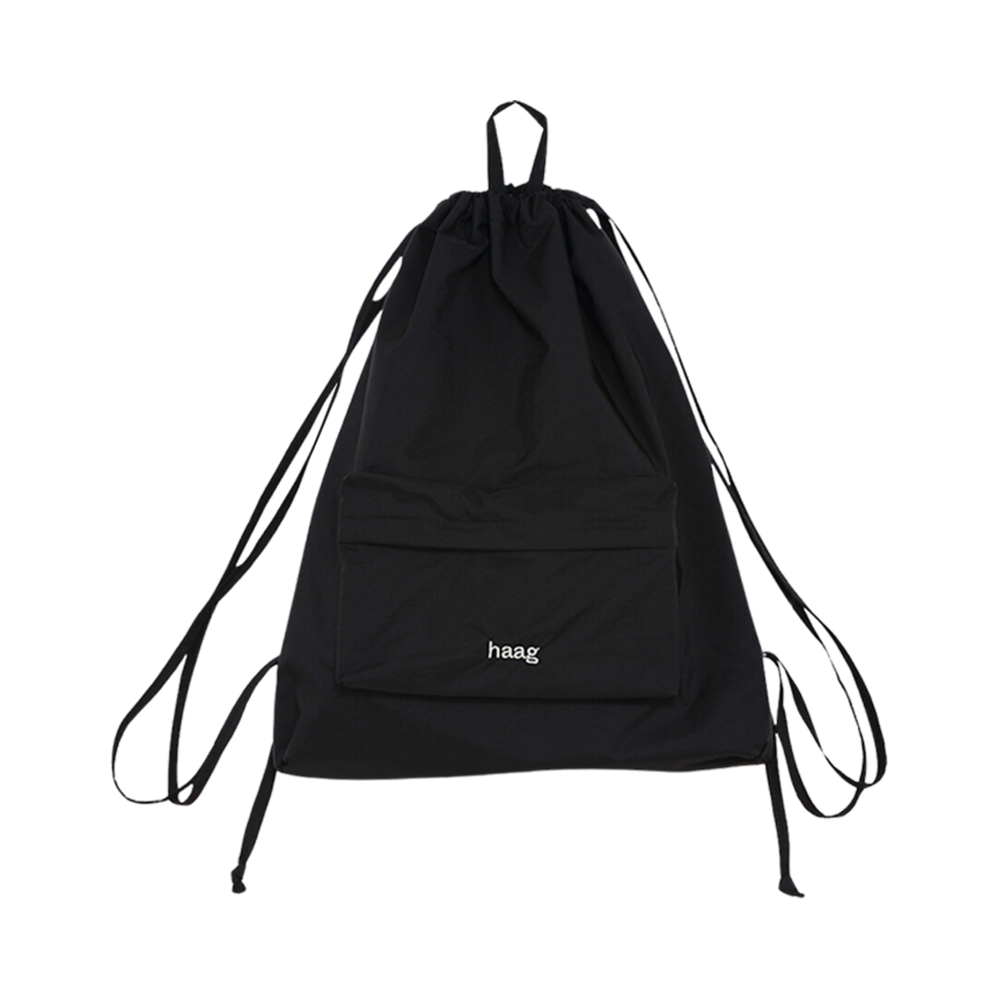 헤이그 어 스트링 백팩 블랙(Haag A String Backpack Black)