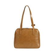Fillintheblank Trapezoid Middle Shoulder Bag Camel