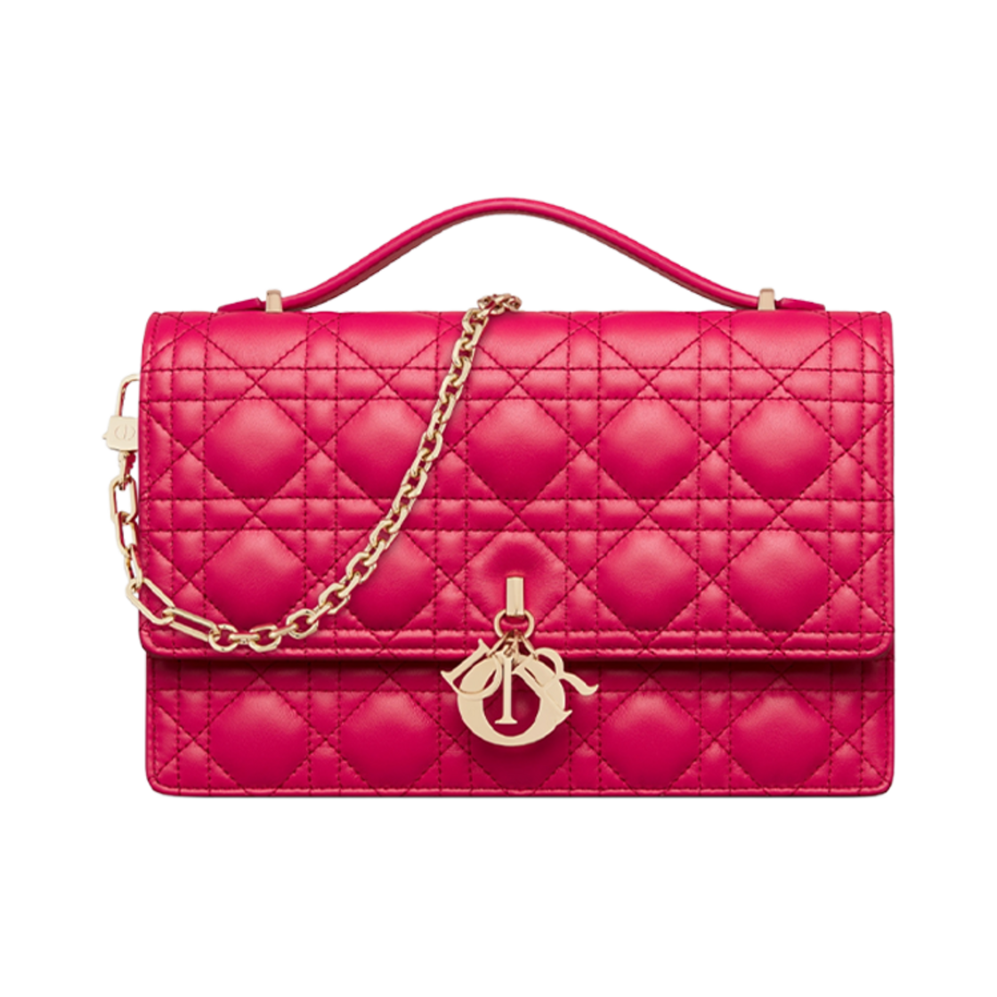 디올 미스 디올 탑 핸들 백 패션 핑크(Dior Miss Dior Top Handle Bag Passion Pink) - 1