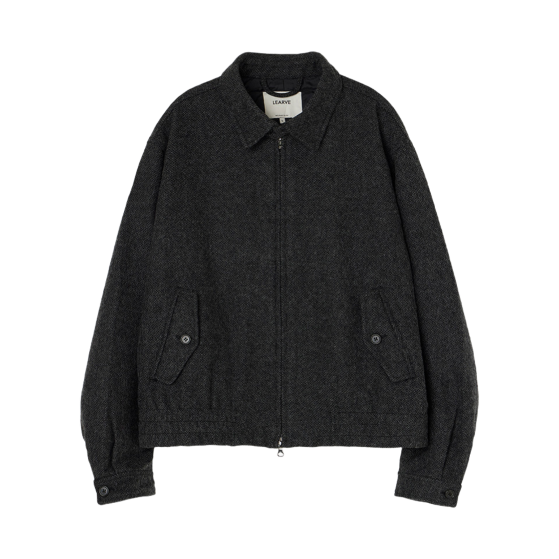르아브 차이니티 버드아이 트위드 울 블루종(LEARVE China Birdseye Tweed Wool Blouson)