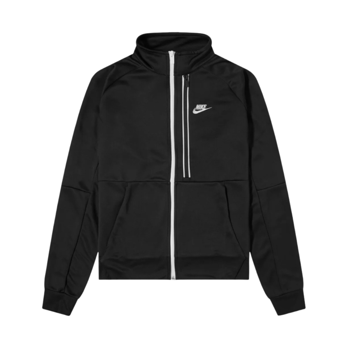 ジャージ Nike NSW Velour Jacket Black White - Asia Y2K Nike Nylon Jacket Windbreaker Black White Stripes Sz