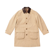 Supreme x Burberry Leather Collar Trench Beige - 22SS
