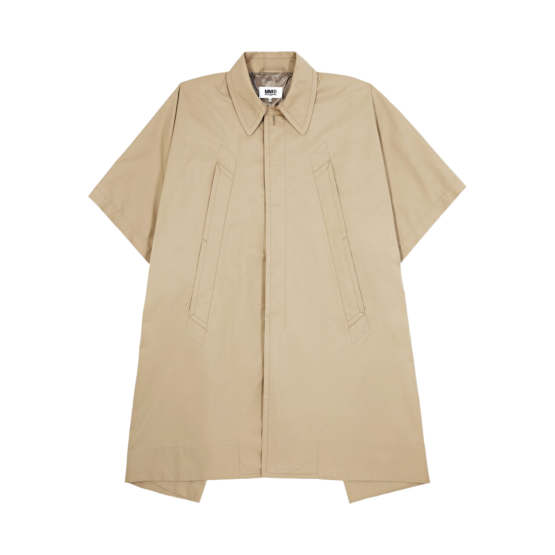 S52AH0055S52532114 (W) MM6 Maison Margiela Trench Coat Beige