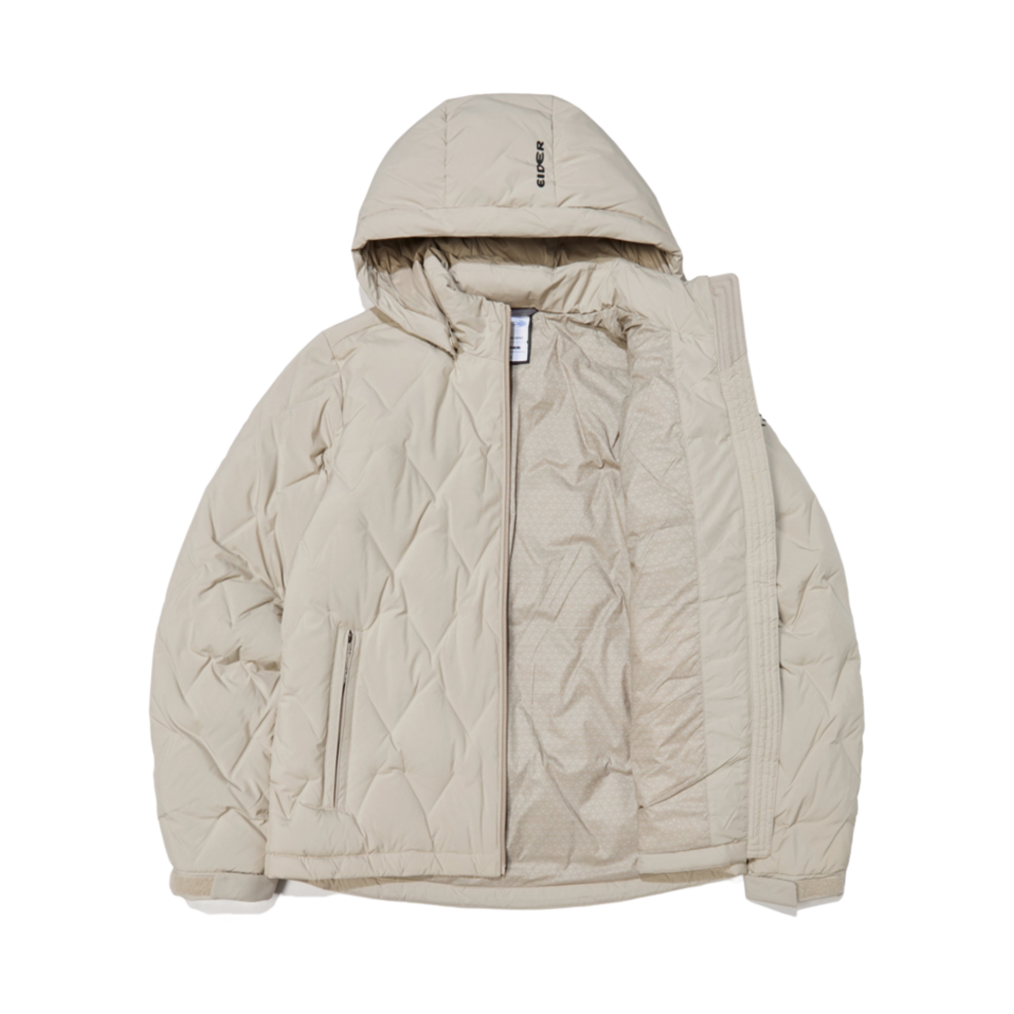 (W) 아이더 써모락 튜브 슬림 다운 자켓 라이트 베이지((W) Eider Thermolock Tube Slim Down Jacket Light Beige) - 3