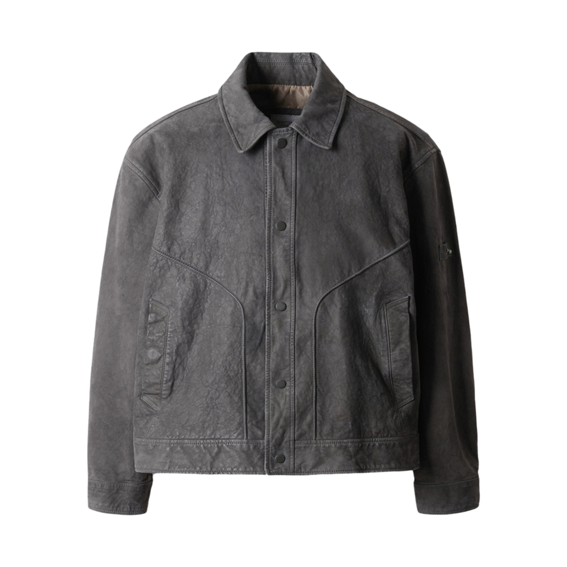 시리즈 누벅 트러커 자켓 그레이(Series Nubuck Trucker Jacket Gray) - 1