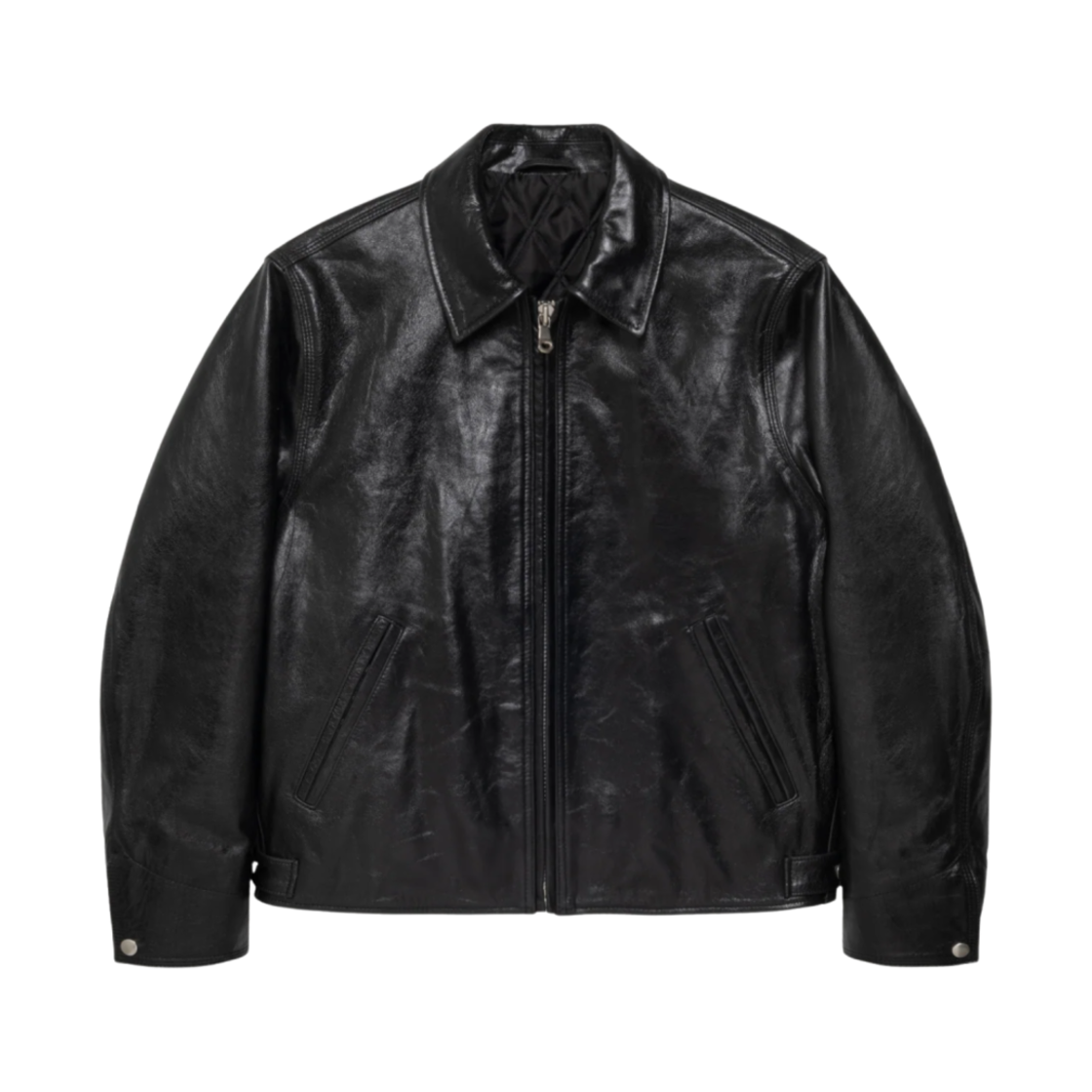 스투시 레더 개러지 자켓 블랙(Stussy Leather Garage Jacket Black)