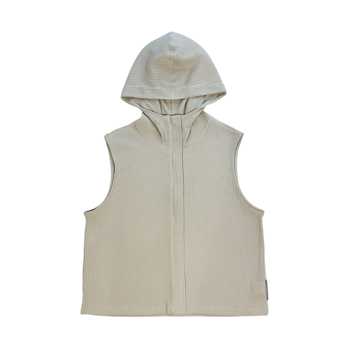(W) 지초이 와플 베스트 베이지((W) Jichoi Waffle Vest Beige)