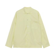 Stussy x Tekla Poplin Pyjama Shirt Lime