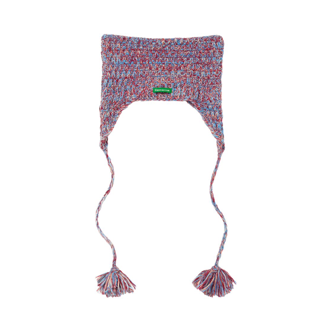 P00000WG Greenbutter Cat Tassel Bonnet Hat Wine