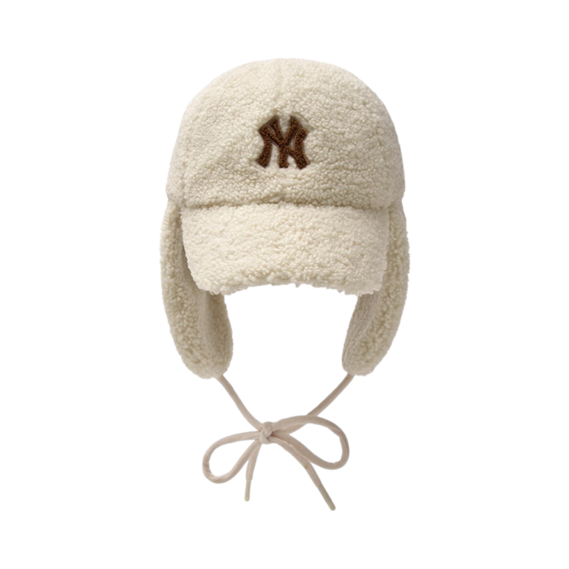 3AWMVF146-50CRD MLB Varsity Fleece Trooper Earmuff Cap New York Yankees D.Cream