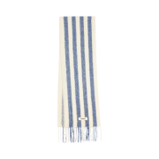 Jacquemus Lecharpe Carro Fringe Muffler Navy Blue