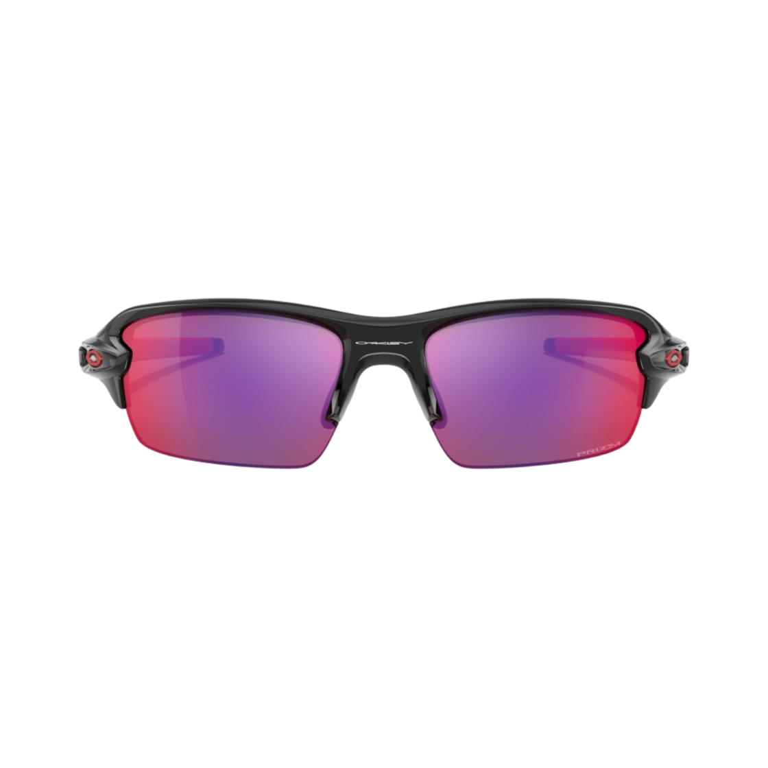 (유스) 오클리 플랙 XS 폴리쉬드 블랙 프레임 프리즘 로드 하이 브릿지 핏((Youth) Oakley Flak XS Polished Black Frame Prizm Road High Bridge Fit) - 2