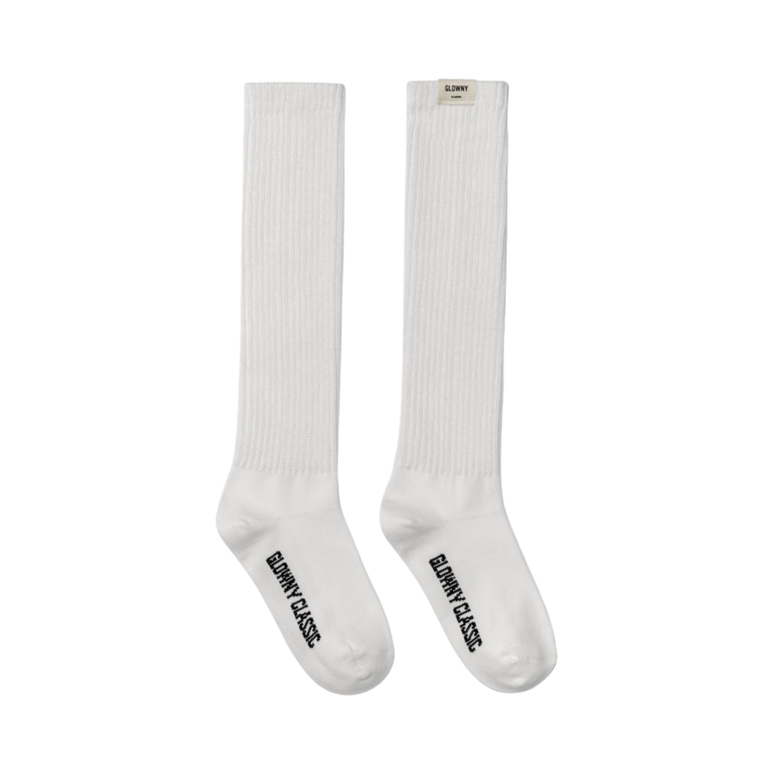 - (W) Glowny Everyday G Socks White (5 Pack)
