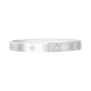 Louis Vuitton Damier Staples Bangle Silver