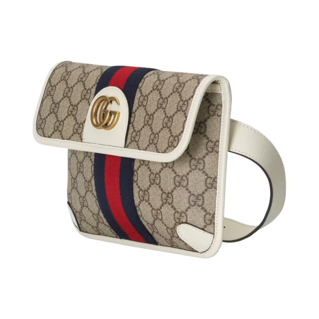 구찌 오피디아 GG 슈프림 벨트백 베이지 에보니(Gucci Ophidia GG Supreme Belt Bag Beige Ebony) - 2