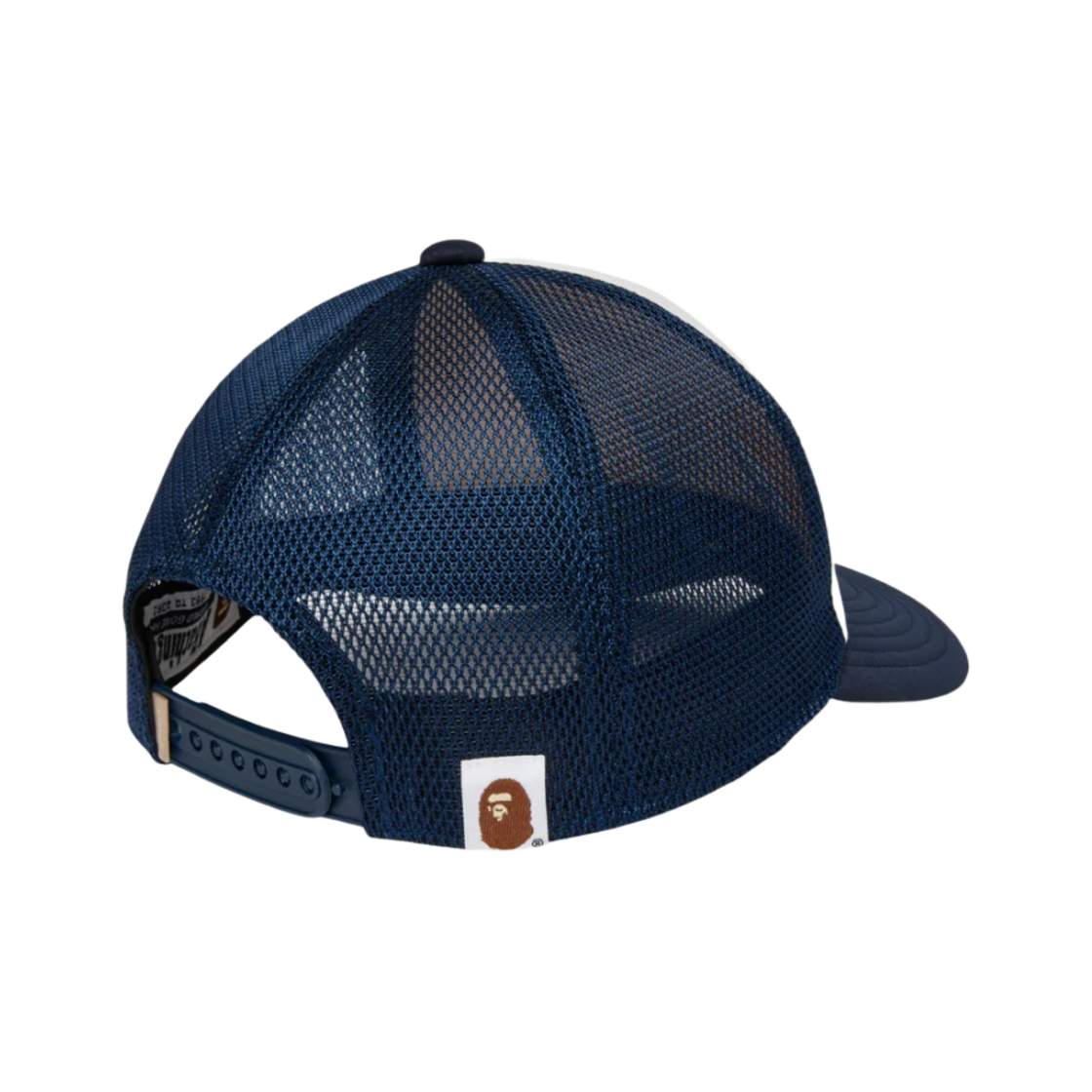 JJJJound college mesh cap naby white 帽子 Logo Weekend Cap - White/Navy – JJJJound