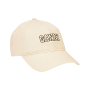(W) Ganni Logo Cap Egret
