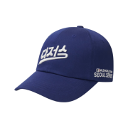 MLB Seoul Series Hangul Logo Unstructured Ball Cap LA Dodgers Royal Blue