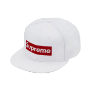 Supreme Money Box Logo New Era White - 22FW