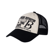 BAUF B Logo Mesh Ball Cap Black