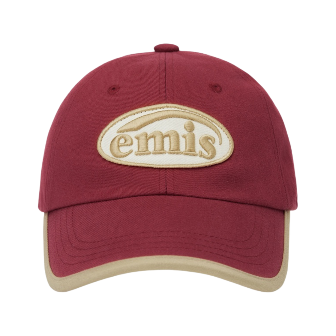 이미스 베이지 트리밍 볼캡 레드(Emis Beige Trimming Ball Cap Red) - 1