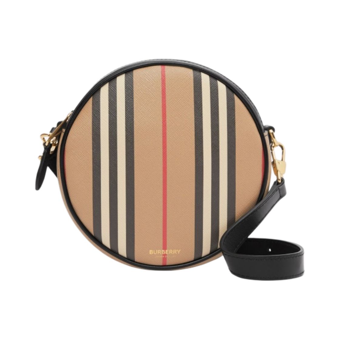 8051846 Burberry Icon Stripe Louise Bag Archive Beige
