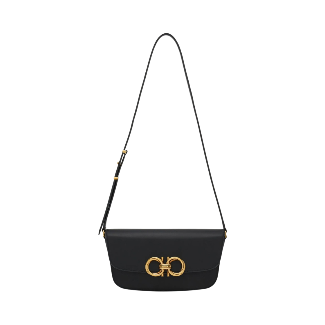페라가모 스몰 트라페지오 크로스바디백 블랙(Ferragamo Small Trapezio Crossbody Bag Black) - 4