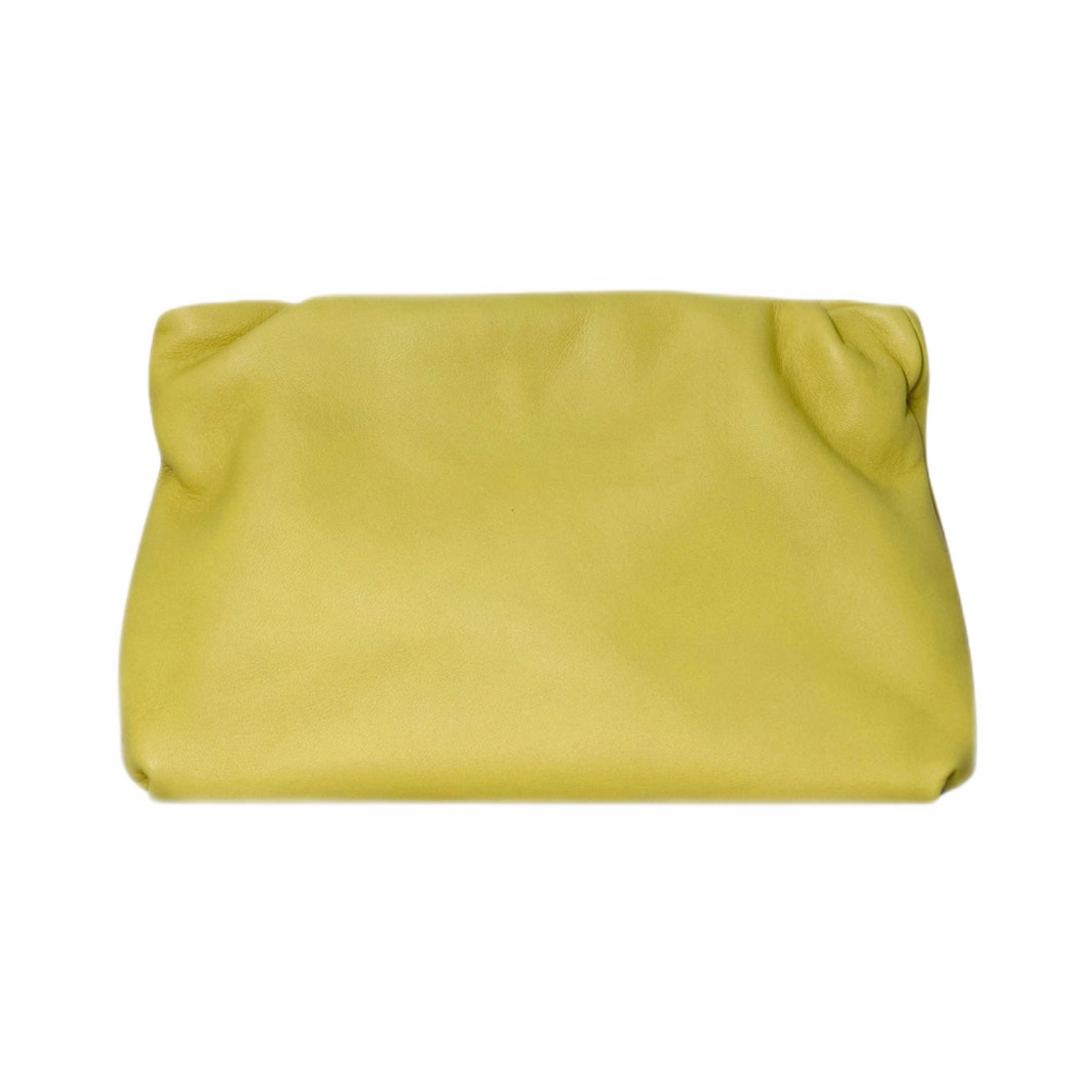 더 로우 부어스 클러치 백 레더 코퍼리 옐로우(The Row Bourse Clutch Bag in Leather Coppery Yellow)