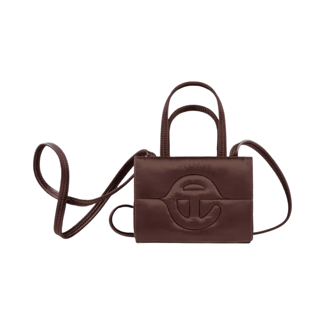- Telfar Small Puff Shopper Chocolate