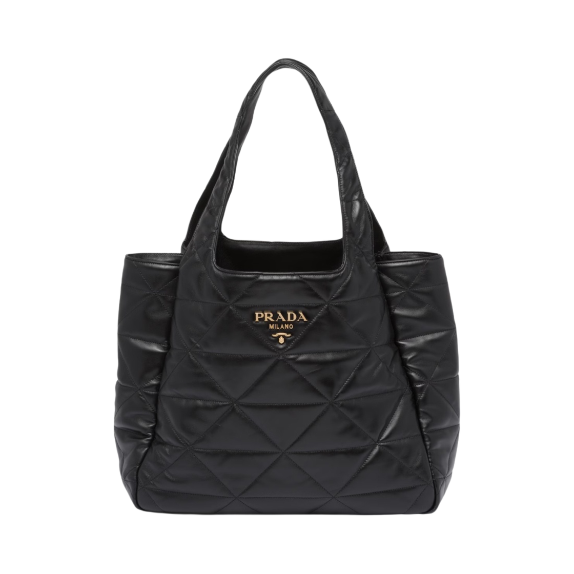 프라다 라지 나파 토트백 스티칭 블랙(Prada Large Nappa Tote Bag Stitching Black) - 1