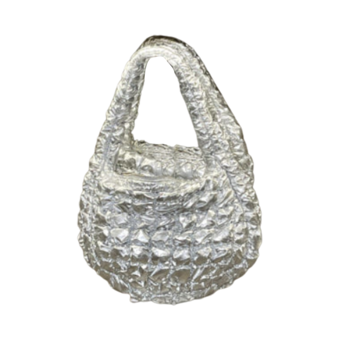 코스 퀼티드 미니백 실버(COS Quilted Mini Bag Silver)