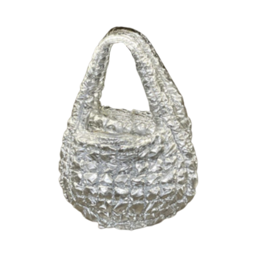 0973537063/044 COS Quilted Mini Bag Silver