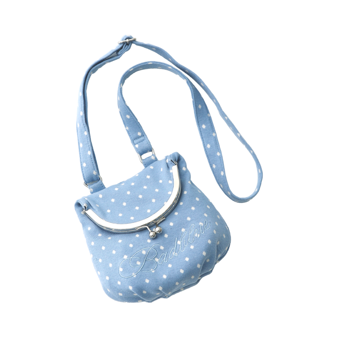 배드블루 도트 코지 바오 백 스카이블루(BadBlue Dot Cozy Bao Bag Skyblue)